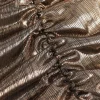 Metallic Ruched Slit Midi Dress>MICAS Sale
