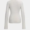 Mock Neck Long-Sleeve Top>MICAS New