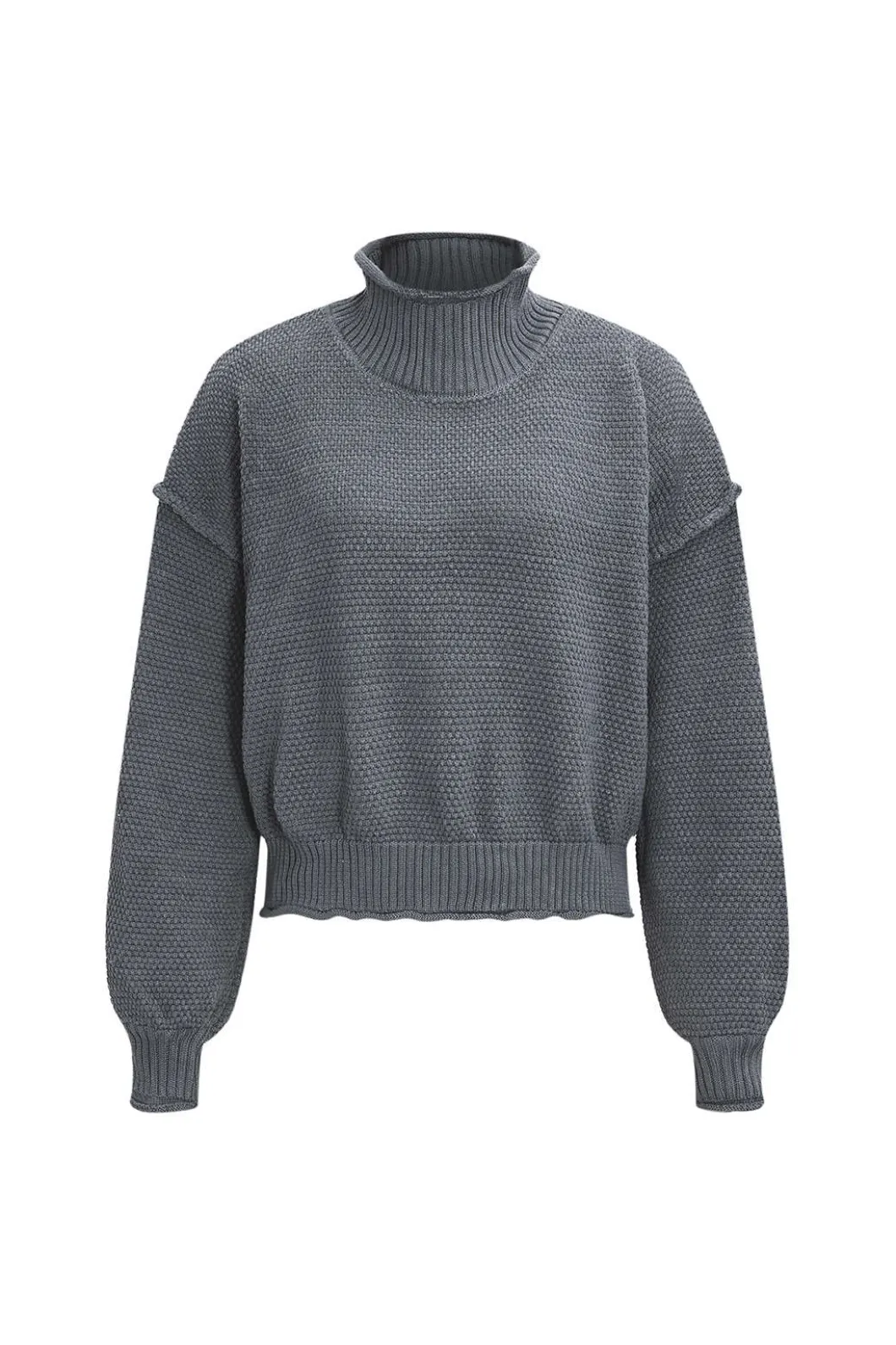 Mock Neck Top And Skirt Set>MICAS Fashion