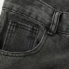 Multi Pocket Rolled Hem Wide Leg Cargo Jeans>MICAS New