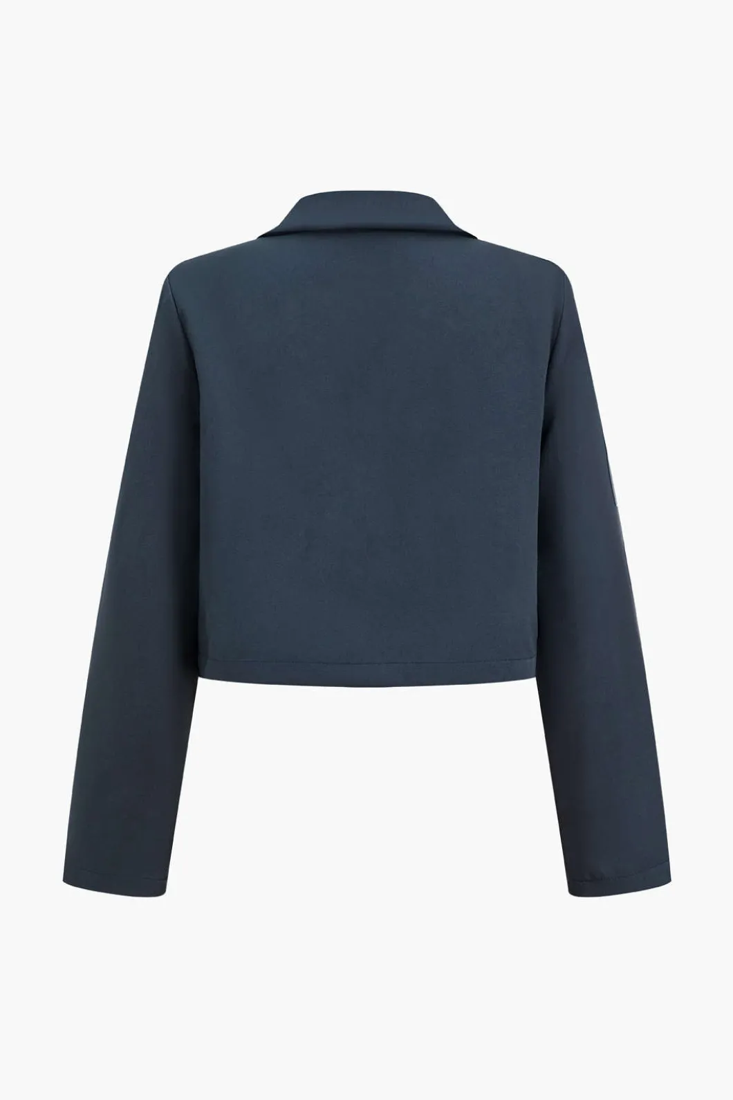 Notched Lapel Blazer And High Waist Trousers Set>MICAS New