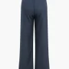 Notched Lapel Blazer And High Waist Trousers Set>MICAS New