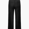 Notched Lapel Tie Back Vest And Straight Leg Suit Pants Set>MICAS Hot