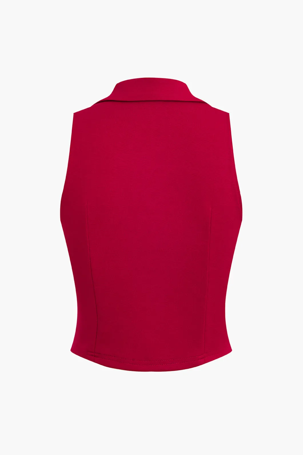 Notched Lapel Vest And Pleated Mini Skirt Set>MICAS Clearance