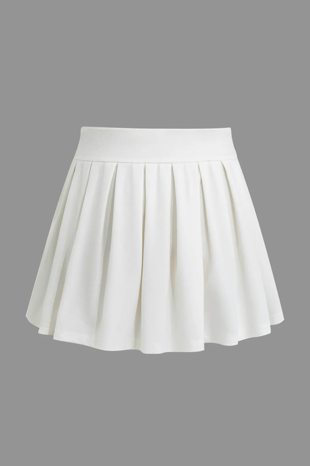 Notched Lapel Vest And Pleated Mini Skirt Set>MICAS Clearance