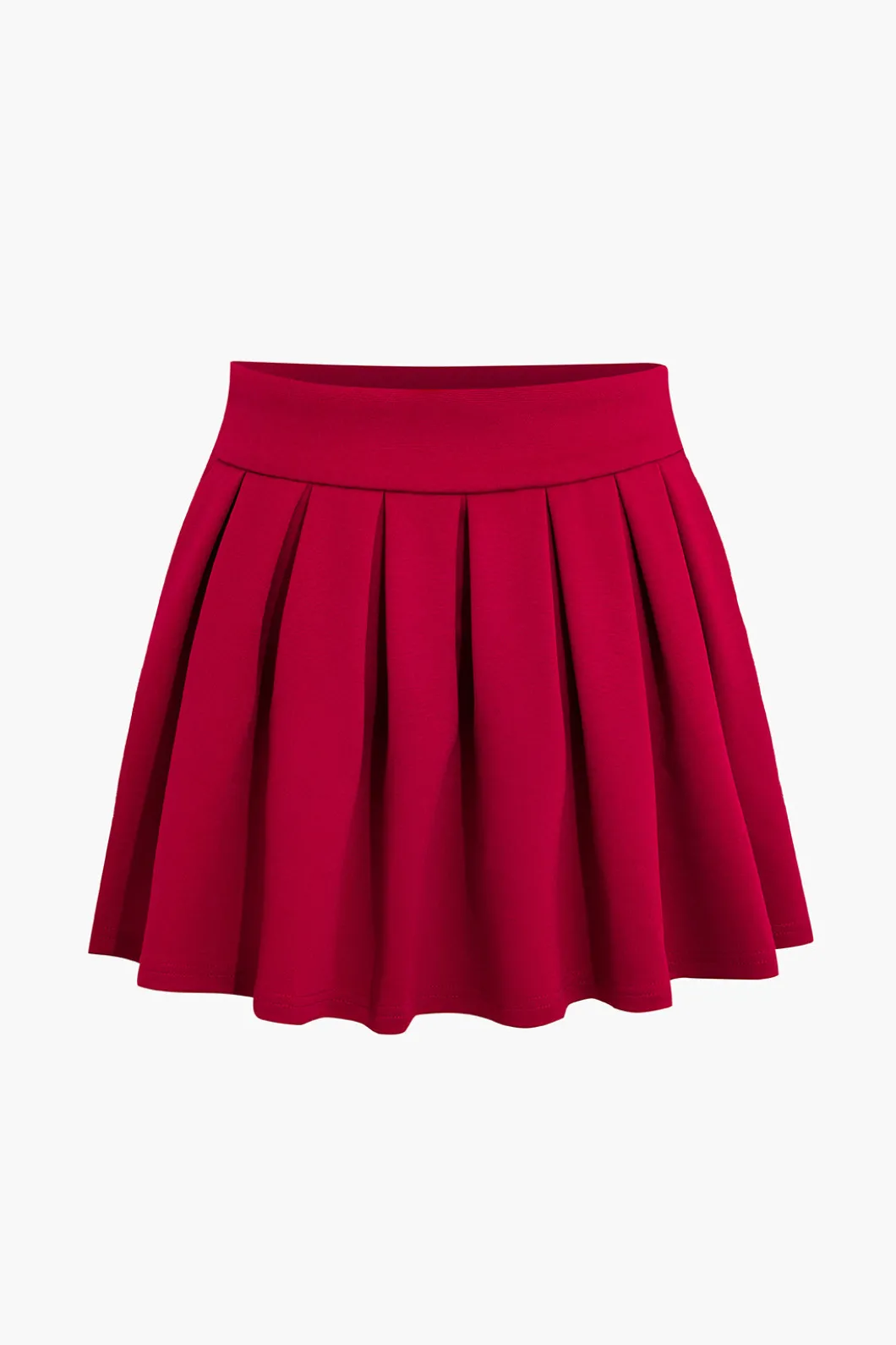 Notched Lapel Vest And Pleated Mini Skirt Set>MICAS Clearance