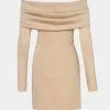 Off Shoulder Long Sleeve Mini Dress>MICAS Best