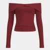 Off Shoulder Long-Sleeve Top>MICAS Sale