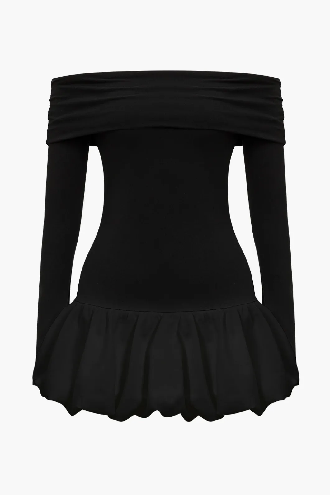 Off Shoulder Patchwork Mini Dress>MICAS Discount