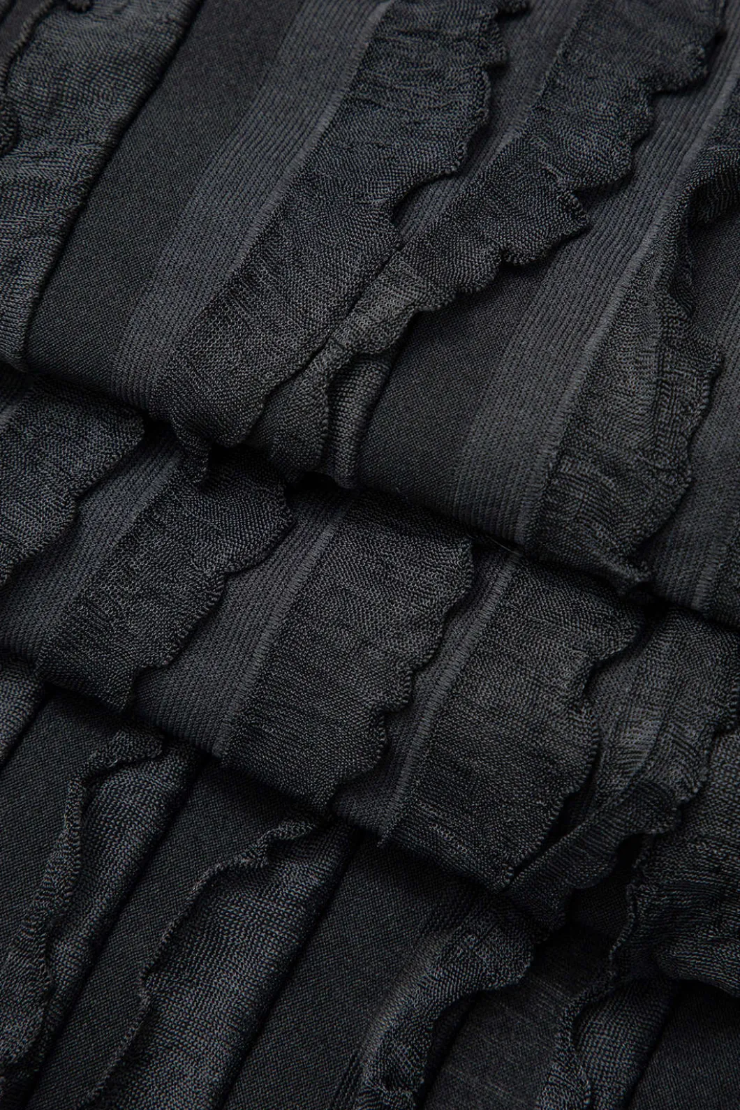 Off Shoulder Textured Button Up Slit Long Sleeve Maxi Dress>MICAS Hot