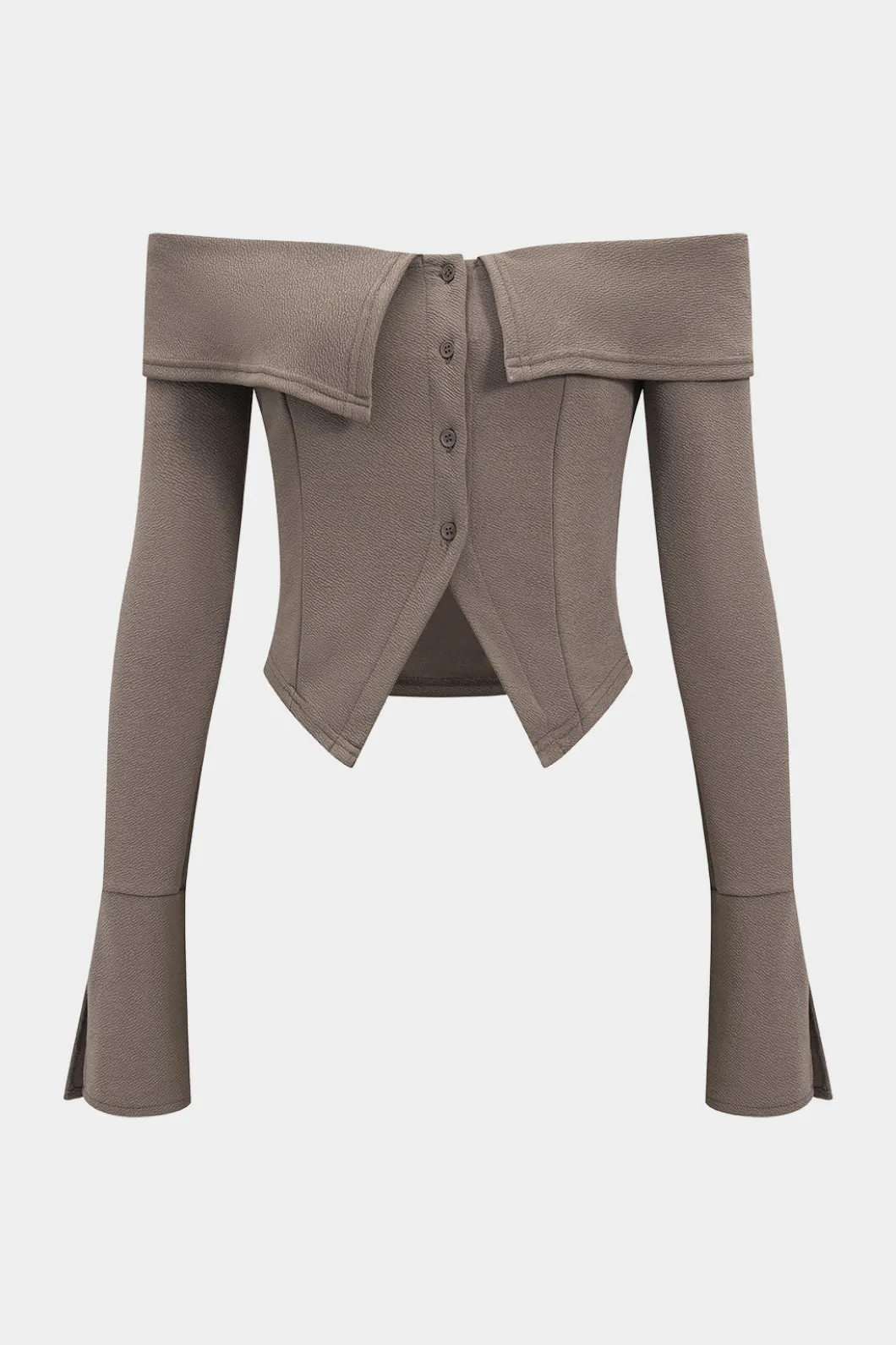 Off Shoulder Top And Asymmetrical Skirt Set>MICAS New