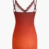 Ombre Lace Trim Mini Dress>MICAS Clearance