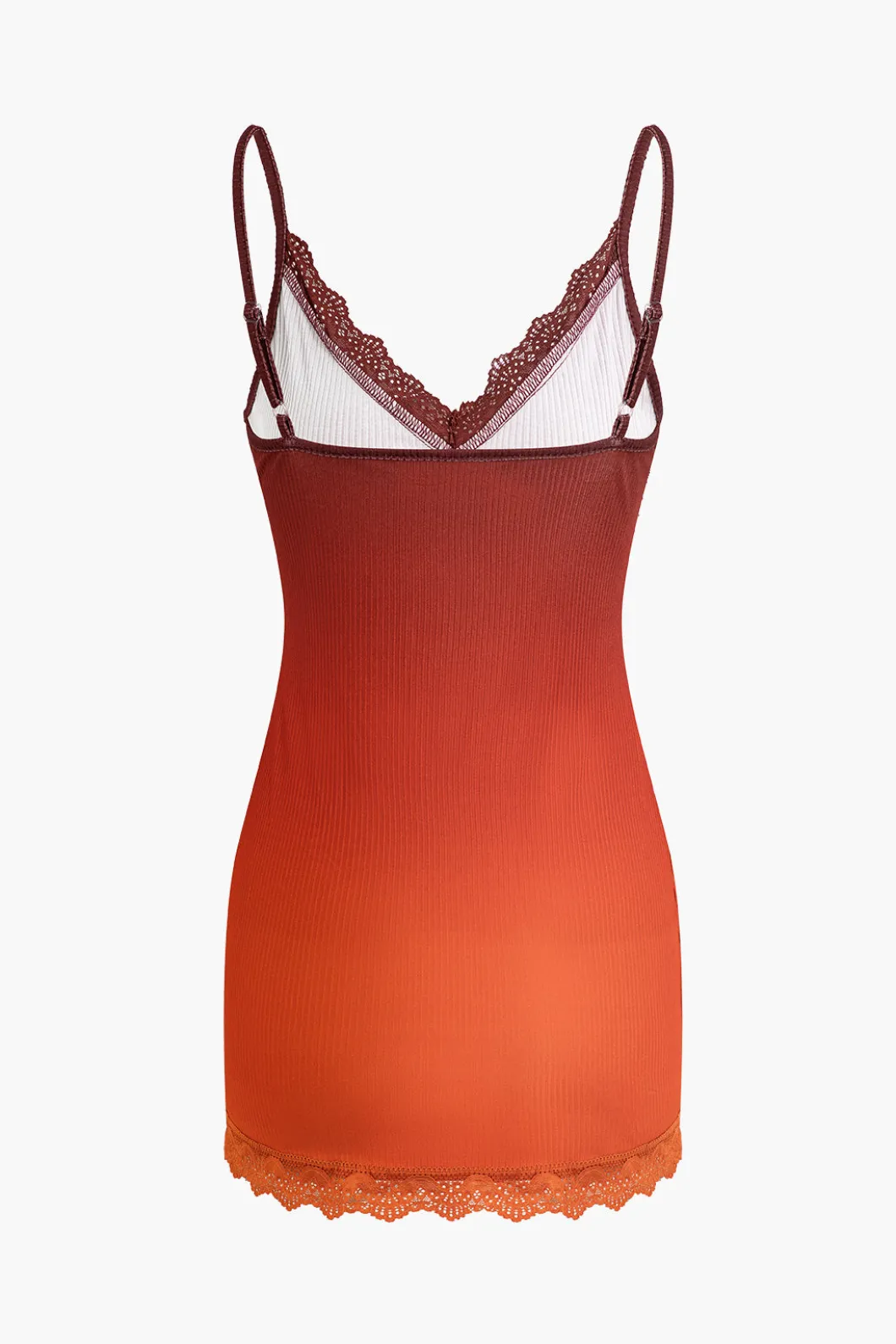 Ombre Lace Trim Mini Dress>MICAS Clearance