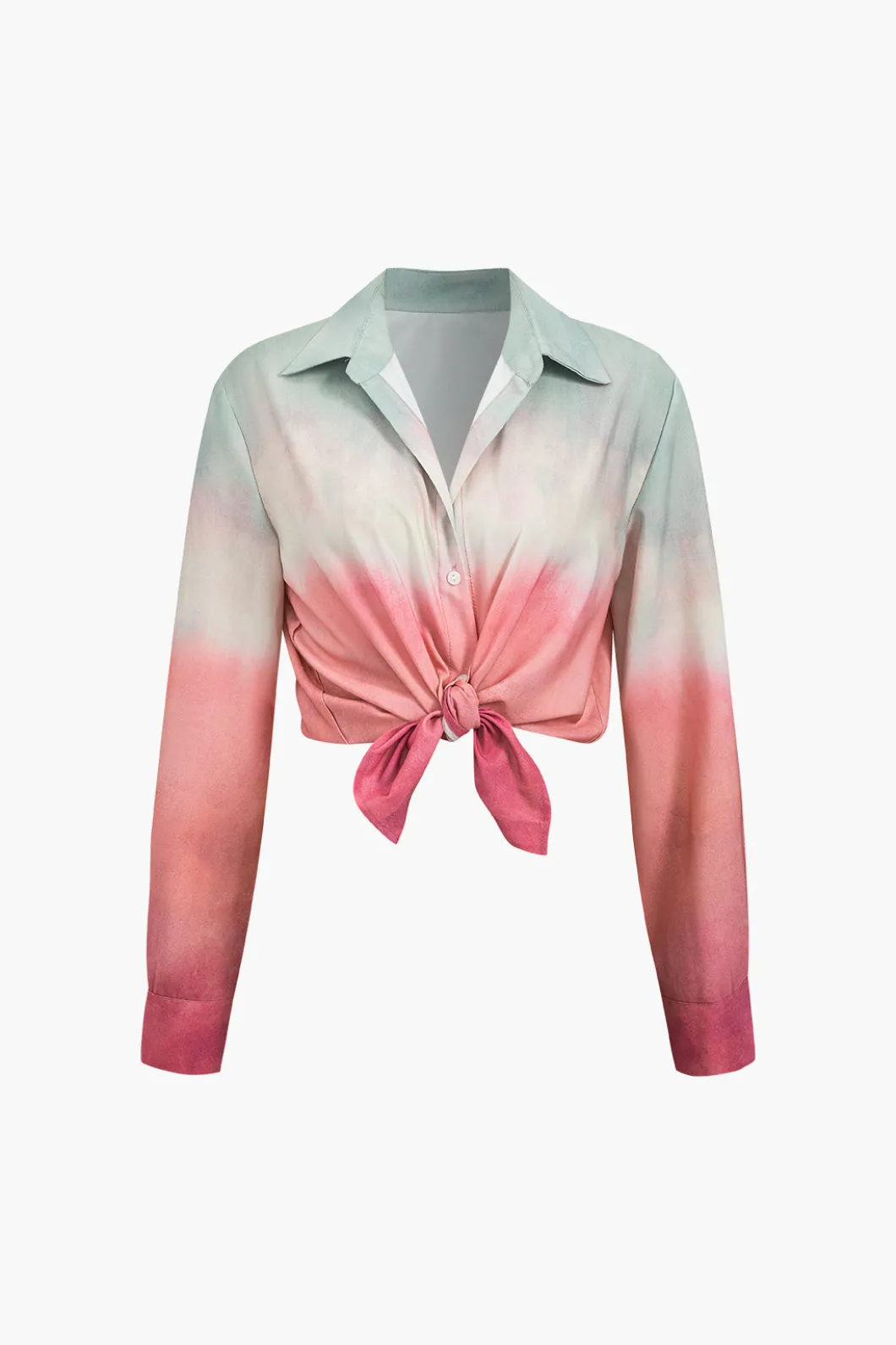 Ombre Long Sleeve Shirt>MICAS Online