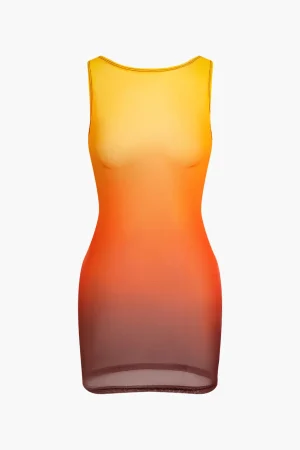 Ombre Mesh Tank Cover Up>MICAS Discount