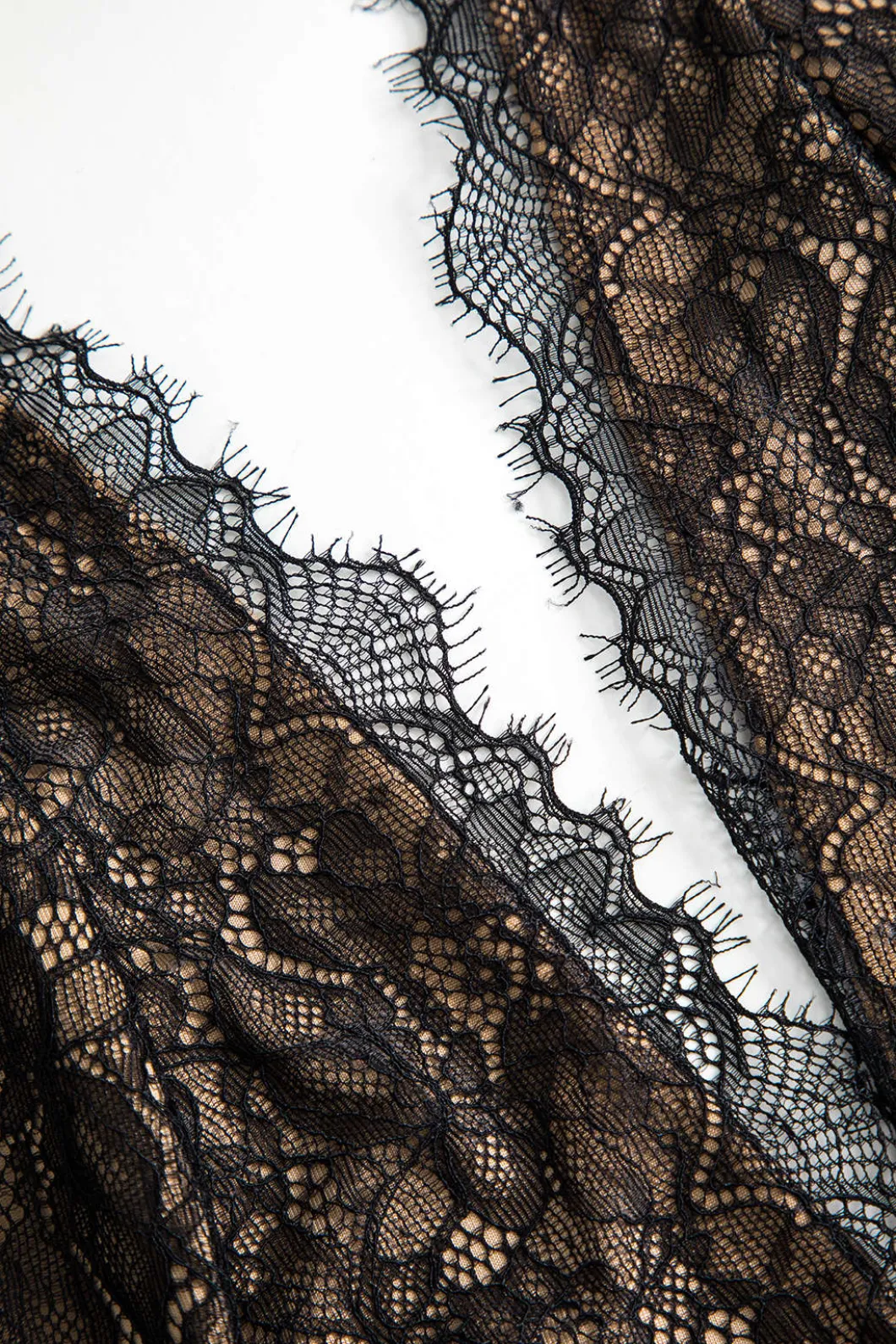 Ombre Print Mesh Backless Lace Sleeveless Maxi Dress>MICAS Online