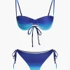 Ombre Print Tie-Up Bikini Set>MICAS Discount