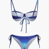Ombre Print Tie-Up Bikini Set>MICAS Discount