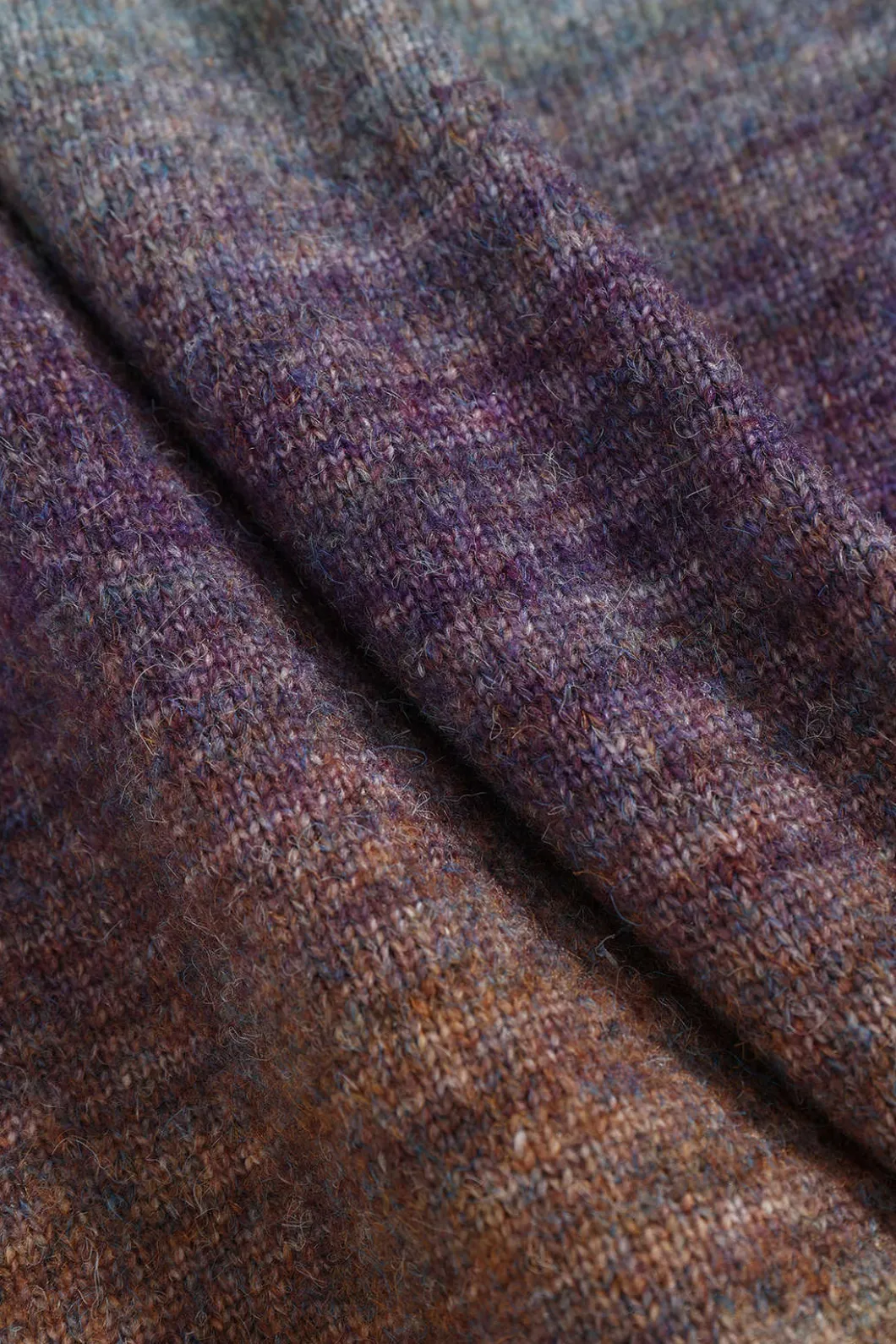 Ombre Side Slit Knit Midi Skirt>MICAS Online