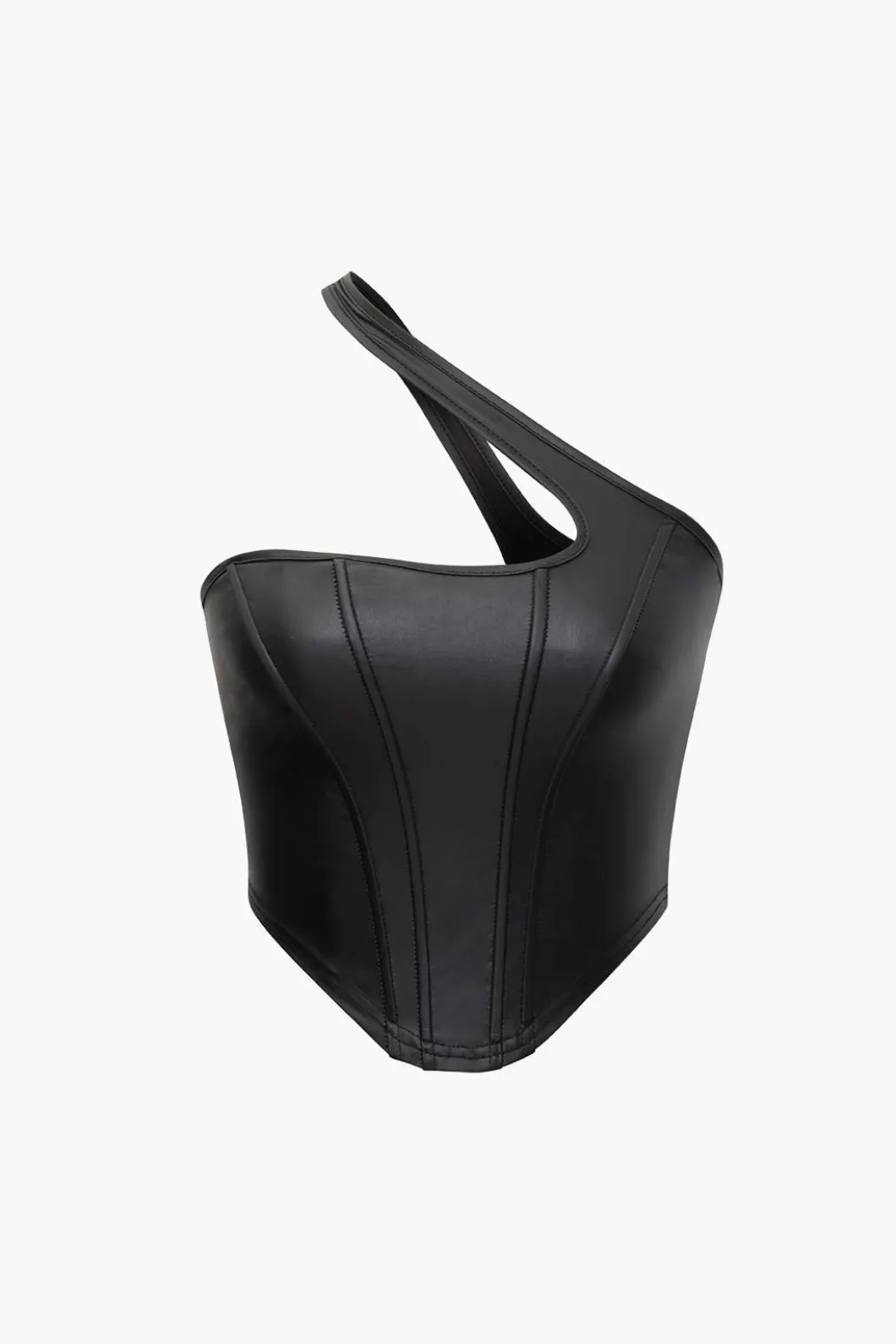 One Shoulder Corset Top>MICAS Fashion