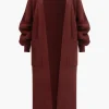 Open Front Long Knit Cardigan>MICAS Best