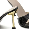 Open Pointed Toe Ankle-strapless High-heeled Sandals>MICAS Online