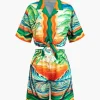 Palm Tree Print Shorts Set>MICAS Hot