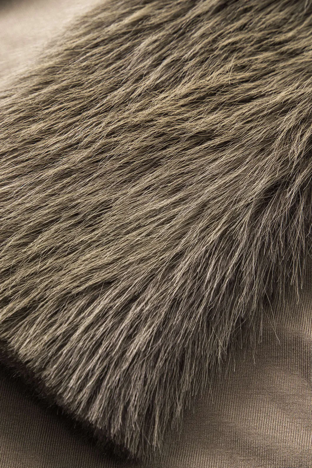 Patchwork Fur Long Sleeve Bodysuit>MICAS Hot