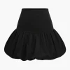 Patchwork Puff Mini Skirt>MICAS Fashion
