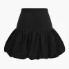 Patchwork Puff Mini Skirt>MICAS Fashion