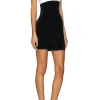 Patchwork Ruched Strapless Mini Dress>MICAS Clearance