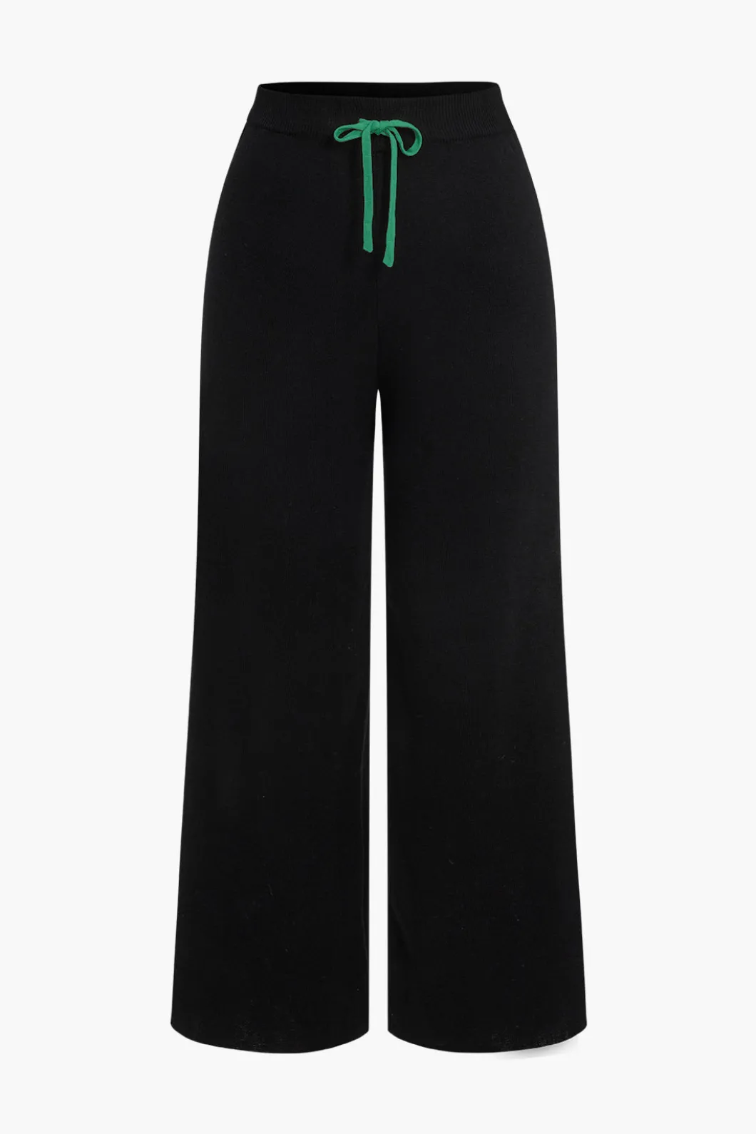 Patchwork V-Neck Sweater Cardigan And Pants Set>MICAS Clearance