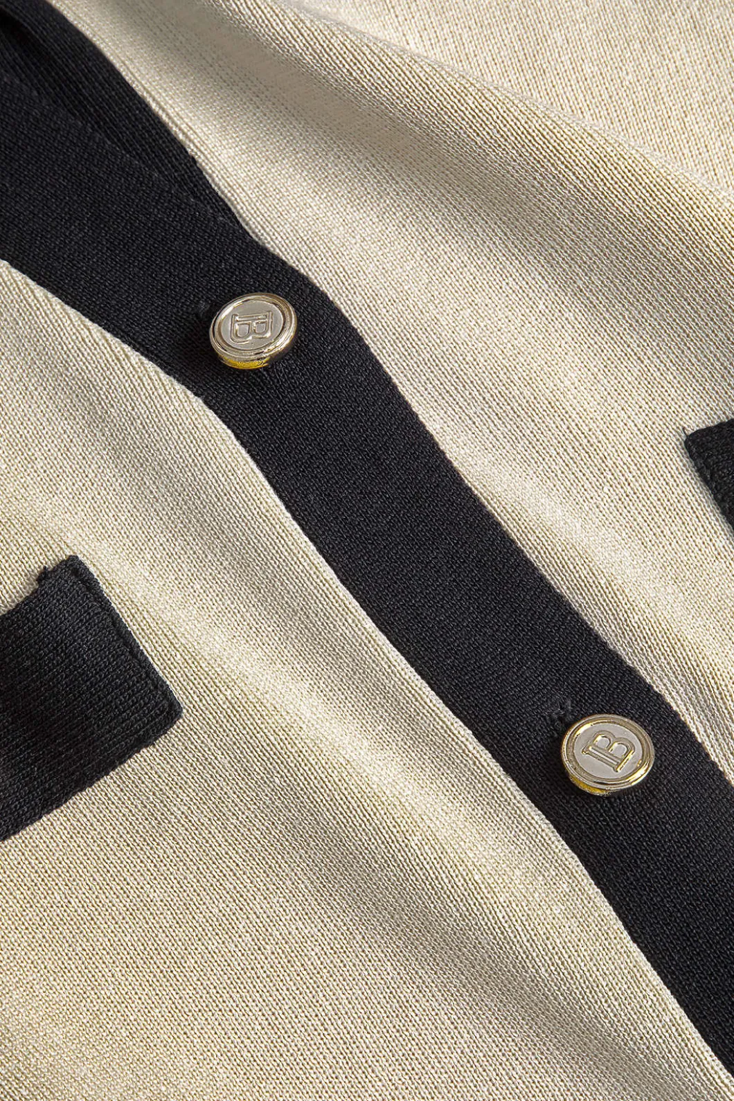 Patchwork V-Neck Sweater Cardigan And Pants Set>MICAS Clearance