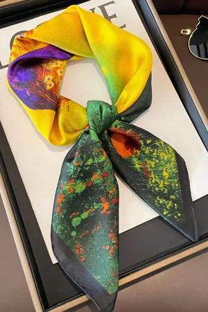 Peacock Print Scarf>MICAS Hot