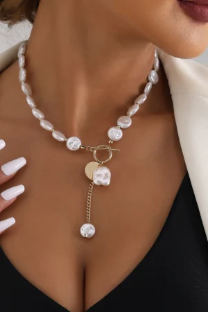 Pearl Baroque Necklace>MICAS Outlet