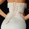 Pearl Braided Eyelet Corset Midi Dress>MICAS Discount