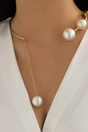Pearl Decor Necklace>MICAS Sale