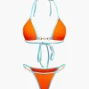 Pearl Detail Halter 2-piece Bikini Set>MICAS Best