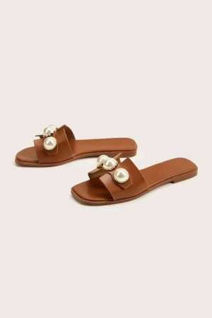 Pearl Flat Slippers>MICAS Online