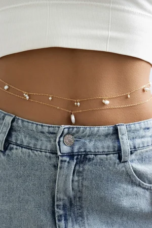Pearl Pendant Waist Chain>MICAS Outlet