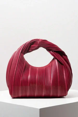 Pleated Handheld Clutch Bag>MICAS Online
