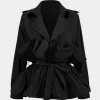 Pleated Ruffle Tie-Up Jacket>MICAS Sale
