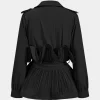 Pleated Ruffle Tie-Up Jacket>MICAS Sale