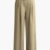 Pleated Wide Leg Pants With Belt>MICAS Discount