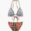 Polka Dot Bikini With Headscarf And Sarong Set>MICAS Best