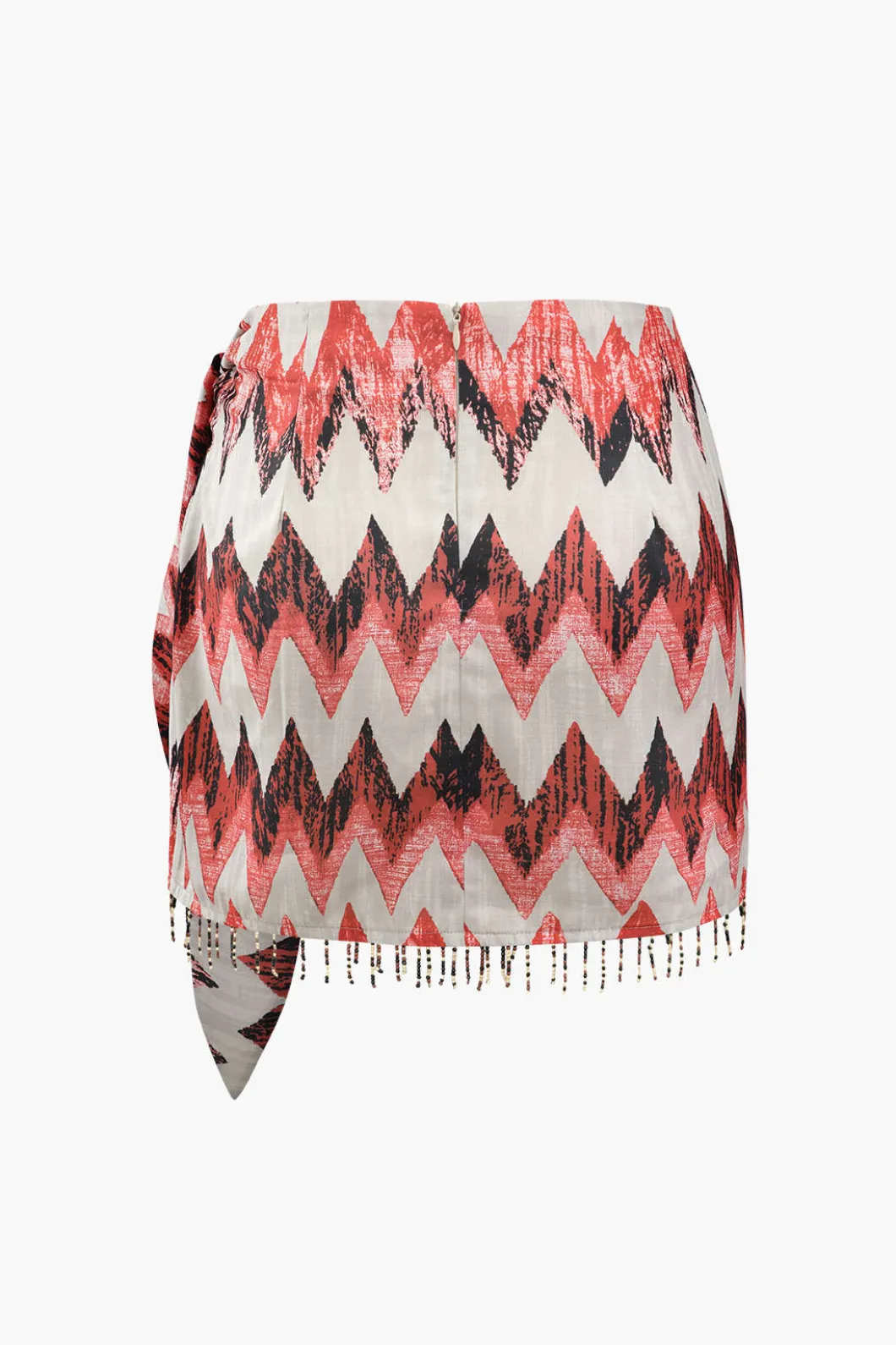 Printed Knot Mini Skirt>MICAS Fashion