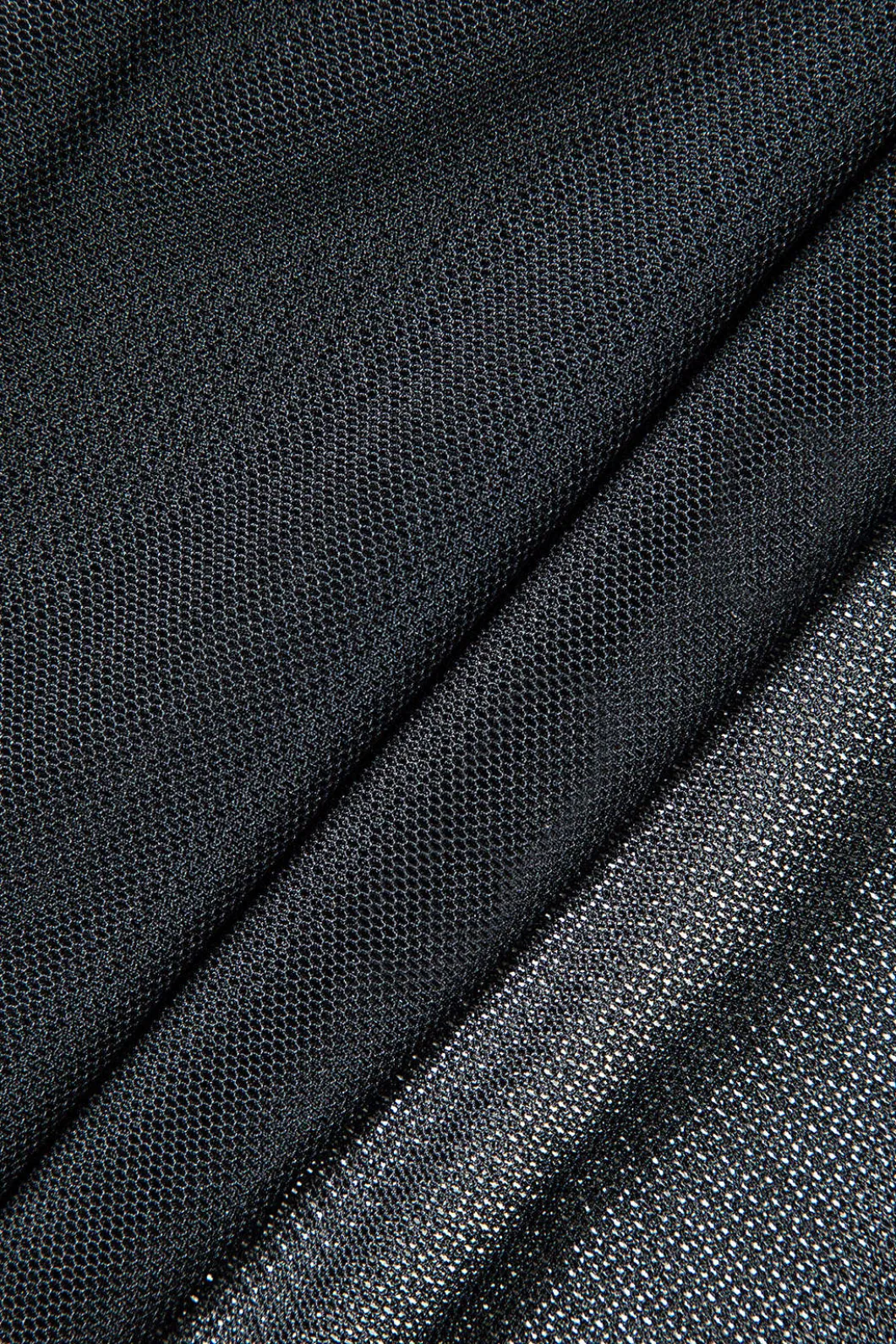 Printed Ruffle Cut Out Mesh Slit Slip Maxi Dress>MICAS Best