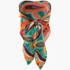 Printed Strappy Scarf Top>MICAS Discount