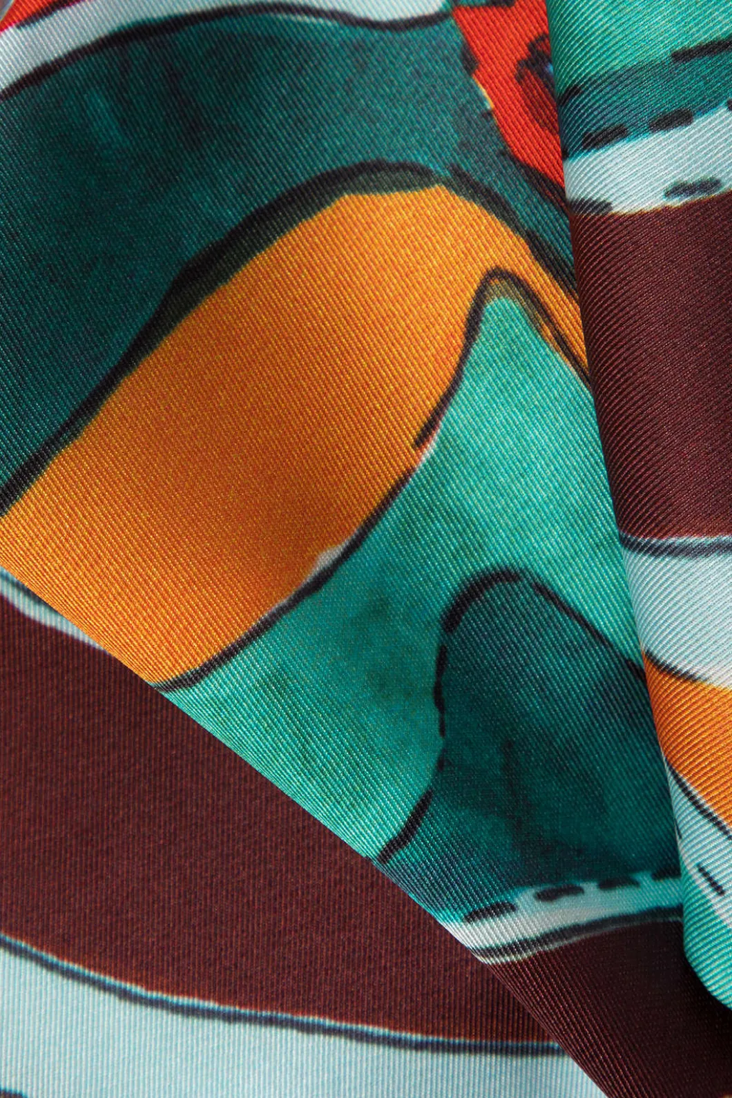 Printed Strappy Scarf Top>MICAS Discount