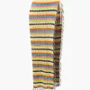Rainbow Crochet Split Tassel Cover-Up Skirt>MICAS Outlet